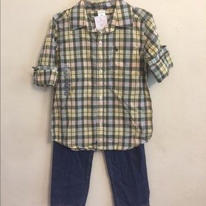 Carters new with tags 3/4 sleeve fall outfit